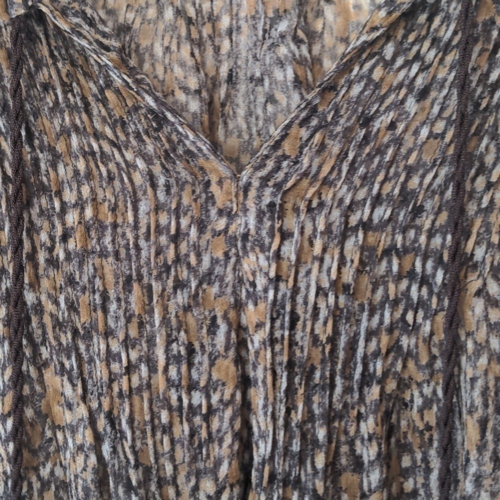 Joie Suzatta Silk Leopard Print Blouse Small - Picture 5 of 9